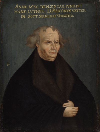 Portrait de Hans Luther, vers 1700 - after Lucas Cranach the Elder