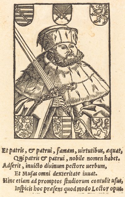 Jean Frédéric le Magnanime, en robes électorales (gauche) - after Lucas Cranach the Younger