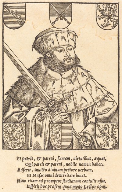 Jean Frédéric le Magnanime, en robes électorales (droite) - after Lucas Cranach the Younger