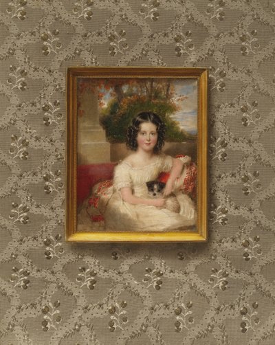 Portrait de la princesse Ida Schwarzenberg, née princesse de Liechtenstein, enfant - after Moritz Michael Daffinger