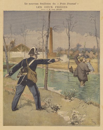Les deux frères - after Oswaldo Tofani