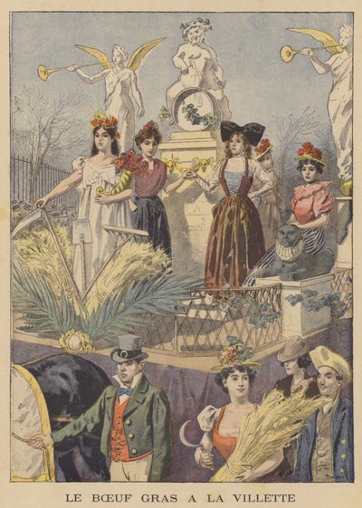 Le bœuf gras à La Villette - after Oswaldo Tofani