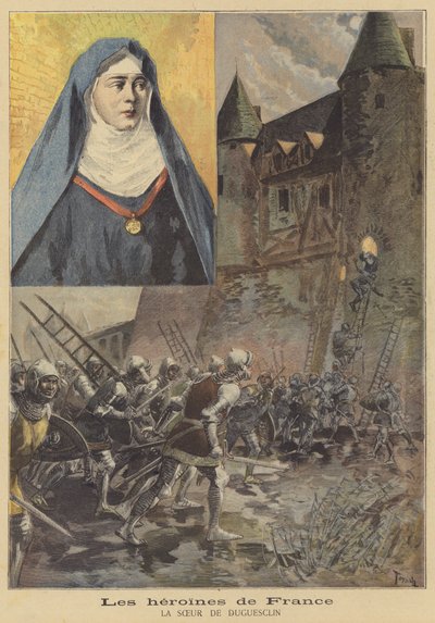 Les héroïnes de France : la sœur de du Guesclin - after Oswaldo Tofani