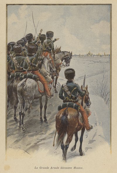 La Grande Armée de Napoléon arrive devant Moscou, 1812 - after Paris