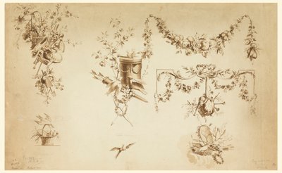 Dessins pour trophées - after Pierre Ranson