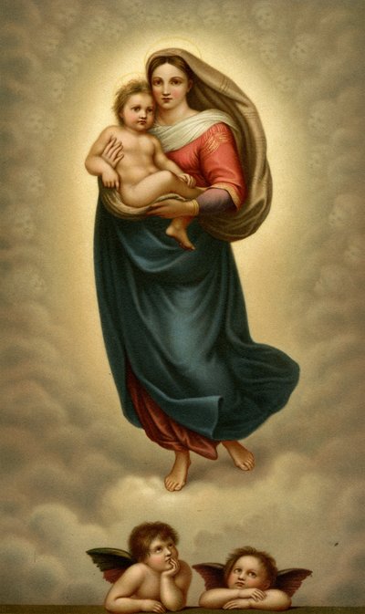 Madone Sixtine - after Raphael