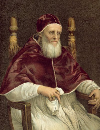 Portrait du Pape Jules II, Galerie Pitti, Florence - after Raphael