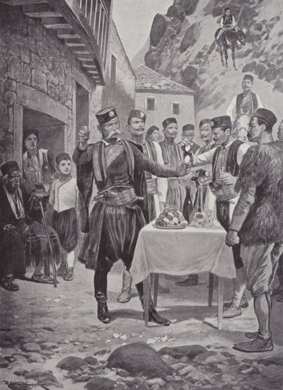 Une coutume de Pâques monténégrine - after Richard Caton II Woodville