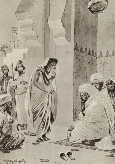 Place du marché en Afrique, où les ventes sont destinées à être expédiées en Amérique - after Richard Caton II Woodville