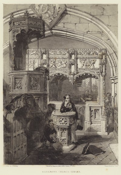 Église de Boxgrove, Sussex - Samuel (after) Prout
