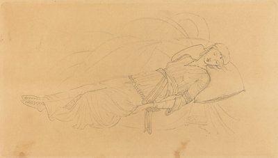 La Belle au bois dormant - after Sir Edward Coley Burne Jones