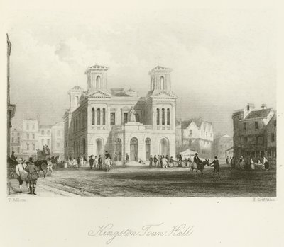 Hôtel de ville de Kingston - after Thomas Allom