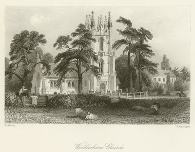 Église de Windlesham - after Thomas Allom