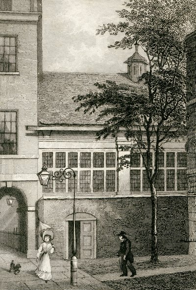 Barnards Inn Hall, 1830 - Thomas Hosmer after Shepherd