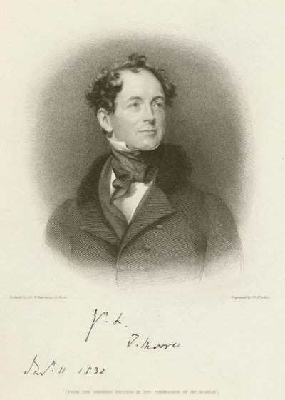 Thomas Moore - after Thomas Lawrence