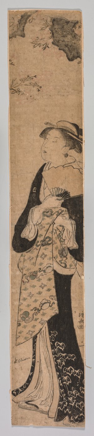Une Beauté au Printemps - after Torii Kiyonaga