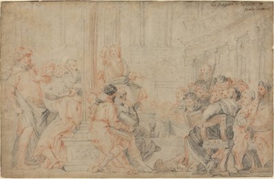 Le Christ parmi les docteurs - after Veronese