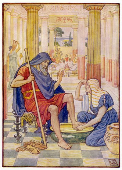 Oui, en vérité, tu es Ulysse - after Walter Crane
