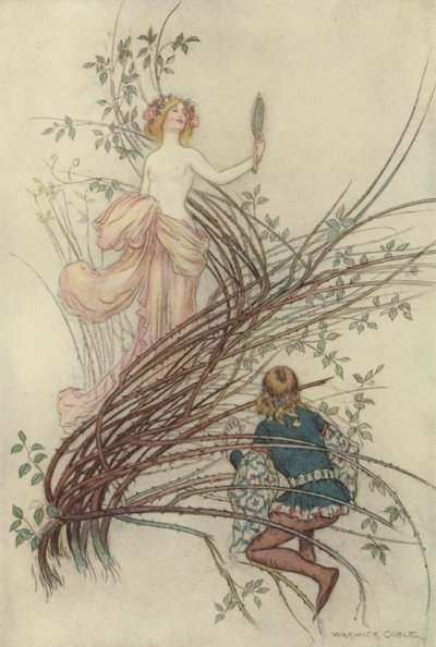 Geoffrey Chaucer, Poème - after Warwick Goble