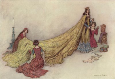 Le Conte du Clerc - after Warwick Goble