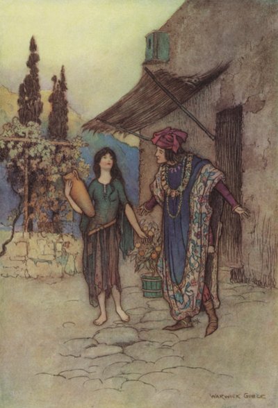 Le Conte du Clerc - after Warwick Goble