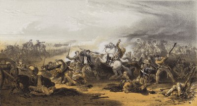 Le champ de Prestonpans, mort du colonel Gardiner - after William Allan