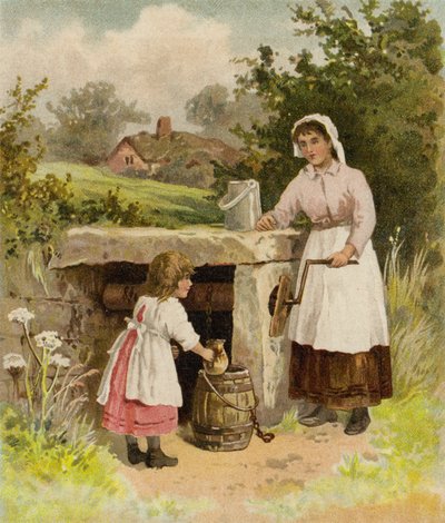 Le puits du village - after William Henry James Boot
