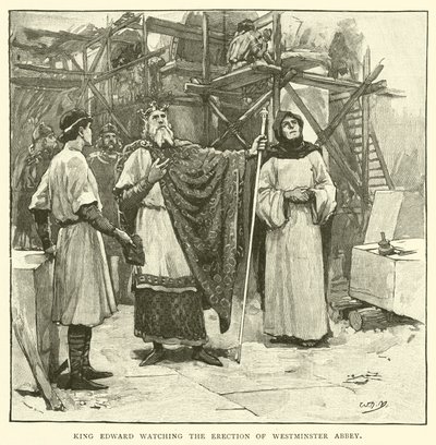 Le roi Édouard regardant l
