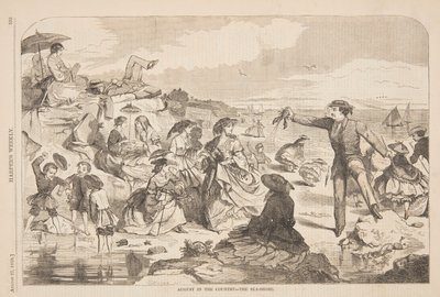 Août à la campagne – Le bord de mer - after Winslow Homer