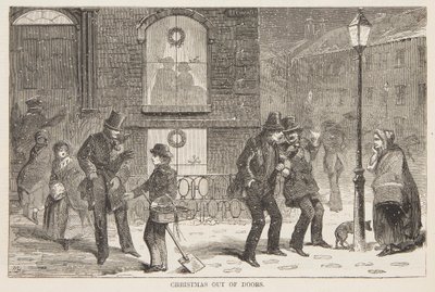 Noël en plein air - after Winslow Homer