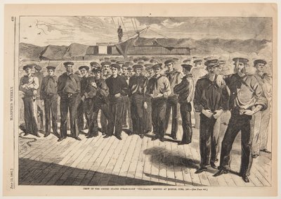 Équipage du vapeur américain "Colorado," embarqué à Boston, juin 1861, de Harper