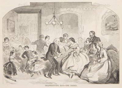 Jour de Thanksgiving – La danse - after Winslow Homer