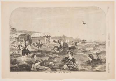 Le bain à Newport - after Winslow Homer