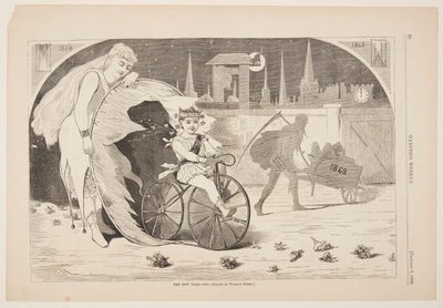 Le Nouvel An – 1869 - after Winslow Homer