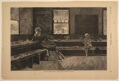 La récréation de midi - after Winslow Homer