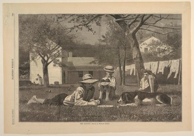La pause de midi - after Winslow Homer