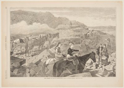 Le sommet du mont Washington - after Winslow Homer