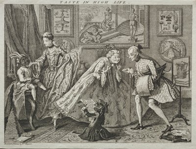 Le goût dans la haute société - after a design by William Hogarth