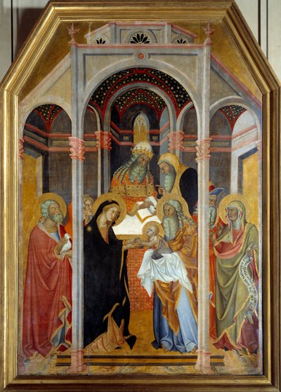 Présentation au Temple - also Manfredi de Battilori Bartolo di Fredi