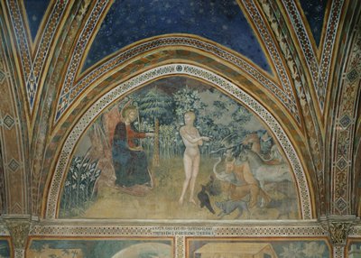 La création des animaux - also Manfredi de Battilori Bartolo di Fredi