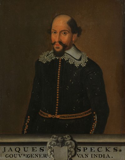 Portrait de Jacques Specx, Gouverneur Général des Indes Orientales Néerlandaises - anonymous (copy after)