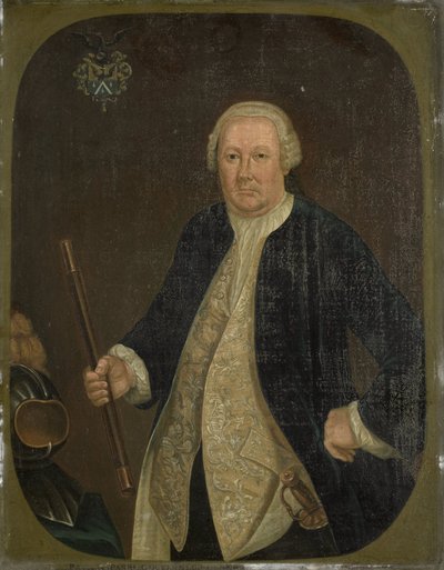 Portrait de Petrus Albertus van der Parra, gouverneur général de la Compagnie néerlandaise des Indes orientales - anonymous (copy after)