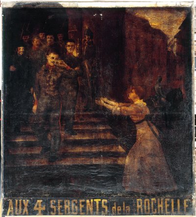 French: Aux quatre sergents de La Rochelle (II). Enseigne d