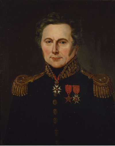 French: Portrait du général Louis Hugo (1777-1843) - anonymous 