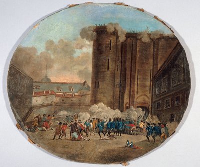 French: Prise de la Bastille, le 14 juillet 1789 (P707-1) - anonymous 