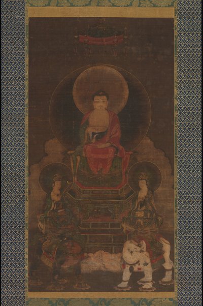 Triade de Shaka (Shakyamuni) - anonymous 