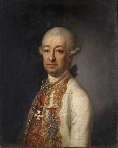 Portrait du maréchal de camp Franz Ulrich Kinsky von Wchinitz und Tettau (1726-1792) avec la croix de commandeur de l