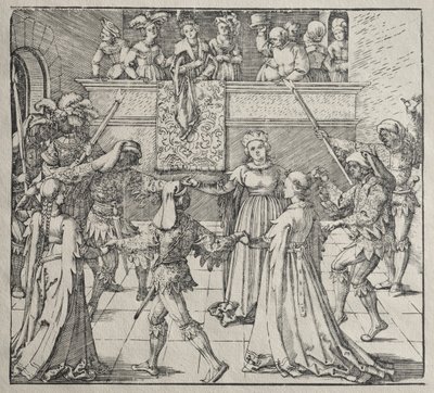 La mascarade - attributed to Albrecht Dürer
