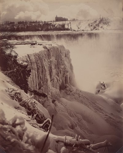 Chutes Gelées - attributed to Charles Bierstadt