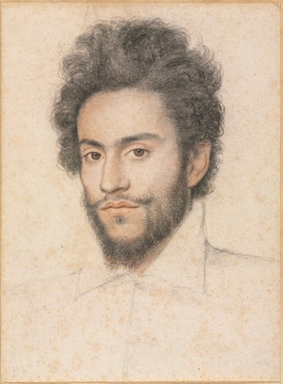 Jeune homme avec une barbe - attributed to François Quesnel